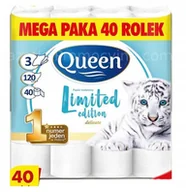 Papier toaletowy - Papier toaletowy trzywarstwowy Queen MEGA 40 rolek - miniaturka - grafika 1