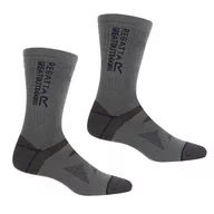 Skarpetki damskie - Regatta Skarpety Wełniane Wool Hiker 2-pak Szaro-granatowy, Rozmiar: 6-8 - miniaturka - grafika 1