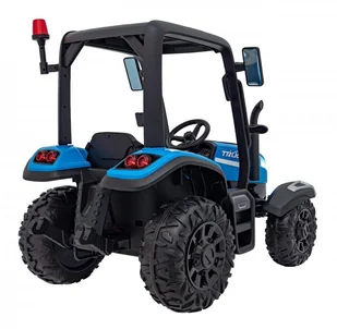 Traktor BLAST Z Przyczepką Niebieski - Pojazdy elektryczne dla dzieci - miniaturka - grafika 11