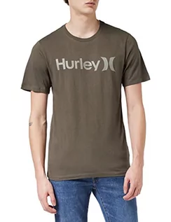 Koszulki męskie - Hurley Hurley Męska koszulka M Evd WSH OAO Solid Ss brązowy Ironstone M DB3346G - grafika 1