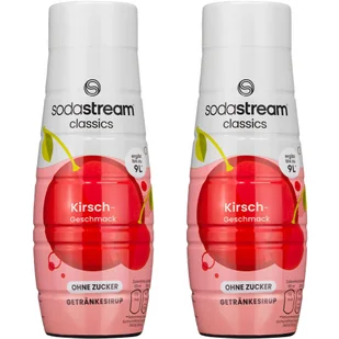 Syrop do SodaStream Wiśnia Bez Cukru 440ml x2 - Syropy i koncentraty owocowe - miniaturka - grafika 1