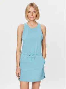 The North Face Sukienka letnia Never Stop Wearing NF0A7QCQ Błękitny Regular Fit - Sukienki - miniaturka - grafika 1