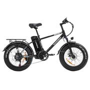 Rowery elektryczne - SAMEBIKE XWC05 Electric Mountain Bike 20'' Tire 750W Brushless Geared Motor 13Ah Battery 35km/h Max Speed - Silver - miniaturka - grafika 1