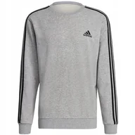 Bluzy męskie - Bluza męska adidas Essentials Sweatshirt szara GK9101 2XL - miniaturka - grafika 1