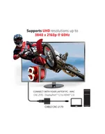 Kable komputerowe i do monitorów - Club 3D Mini DisplayPort - HDMI 0.2m Czarny (CAC-2170) - miniaturka - grafika 1