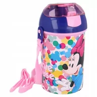 Bidony dla dzieci - Myszka Minnie Różowy Bidon Butelka 450Ml Bpa Free - miniaturka - grafika 1