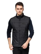 Garnitury - Jack Wolfskin Męska kamizelka górska, czarna, M - miniaturka - grafika 1