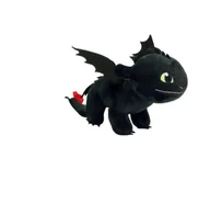Maskotki i pluszaki - Jak wytresować smoka Maskotka Szczerbatek Nocna Furia 24 cm - miniaturka - grafika 1