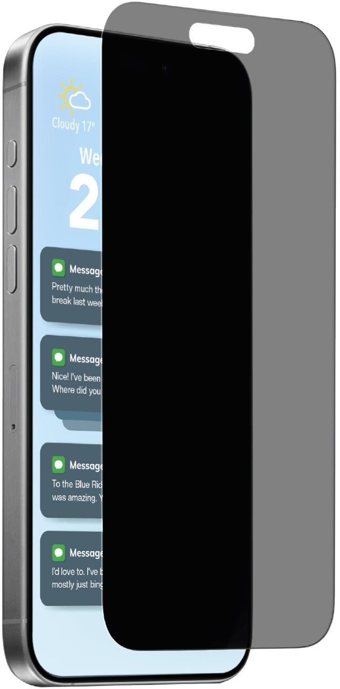 Szkło hartowane Puro Privacy prywatyzujące na iPhone 17 Pro Max