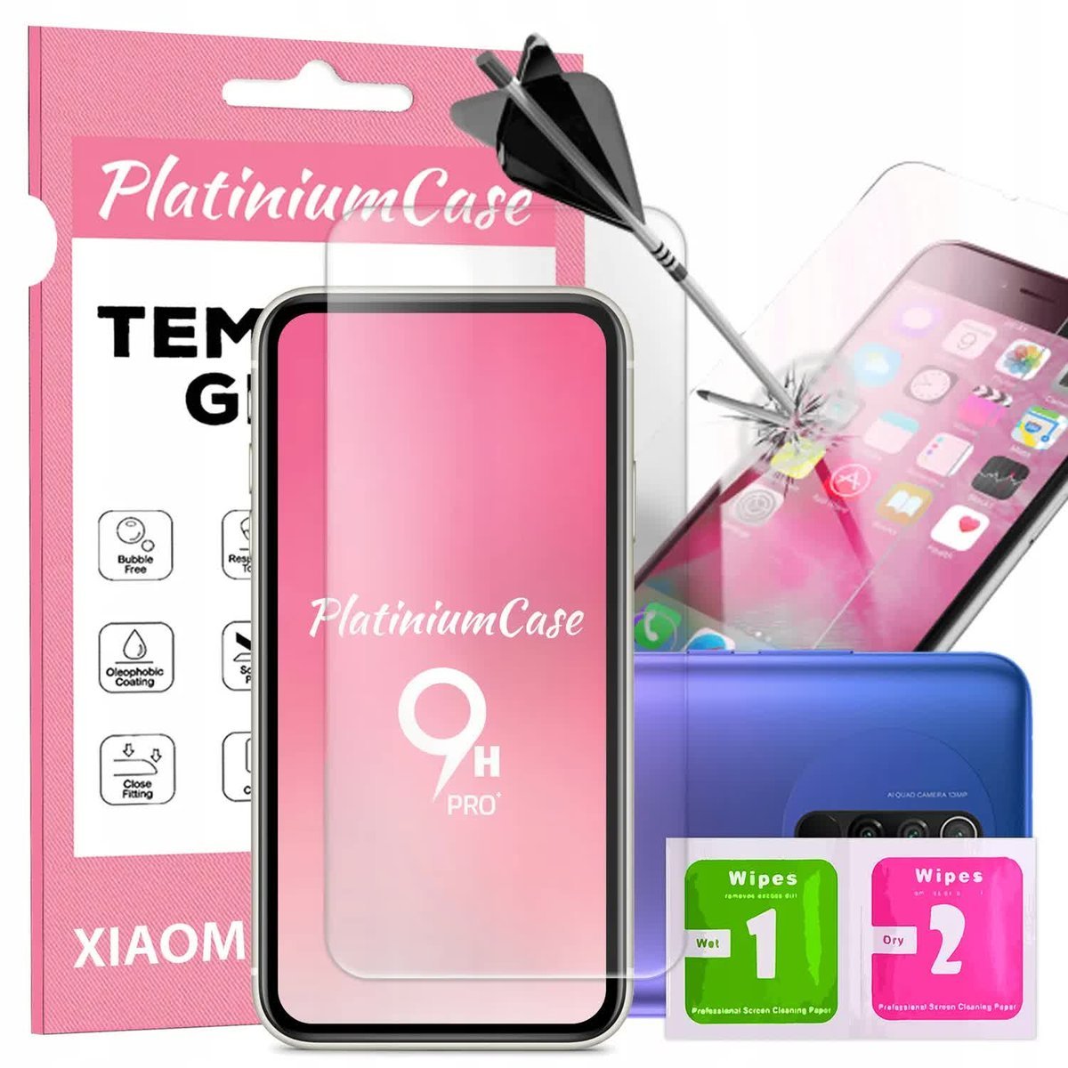 Szkło hartowane 9H szybka ekran do XIAOMI REDMI 9