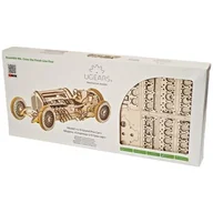 Modele do sklejania - Ugears Model mechaniczny do składania. Auto U-9 Grand Prix, 70044 - miniaturka - grafika 1