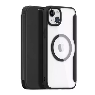 Etui Dux Ducis Skin X Pro do Apple iPhone 15 Plus magnetyczny pokrowiec MagSafe z klapką - czarny - Etui i futerały do telefonów - miniaturka - grafika 1