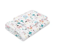 Pościel dla dzieci - Komplet pościeli dla niemowląt z wypełnieniem 2-cz 75x100cm NEWBORN - misie niebieskie - miniaturka - grafika 1