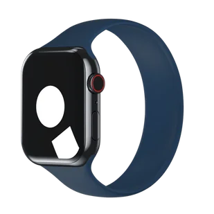 APPLE PASEK APPLE WATCH SOLO LOOP 42/44/45MM STORM BLUE SIZE 9 BEZ OPAKOWANIA - Akcesoria do smartwatchy - miniaturka - grafika 1