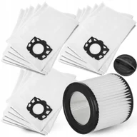 Worki do odkurzaczy - 15x Worki + Filtr Zmywalny do Odkurzacza Karcher Wd3 Kfi 357 Se Wd2 Plus - miniaturka - grafika 1