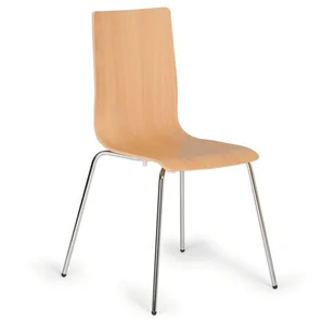 B2B Partner Drewniane krzesła KENT, buk 125131 - Krzesła - miniaturka - grafika 1