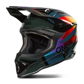 Kaski motocyklowe - Kask MX O'Neal 1Srs Rc Młodzieżowy Czarny/WielokolorowyM - miniaturka - grafika 1