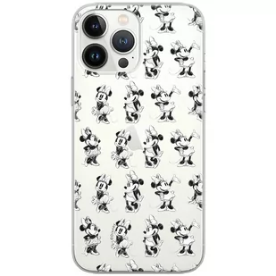 Etui Disney dedykowane do Iphone 13 PRO, wzór: Minnie 018 Etui częściowo przeźroczyste, oryginalne i oficjalnie licencjonowane - Etui i futerały do telefonów - miniaturka - grafika 1