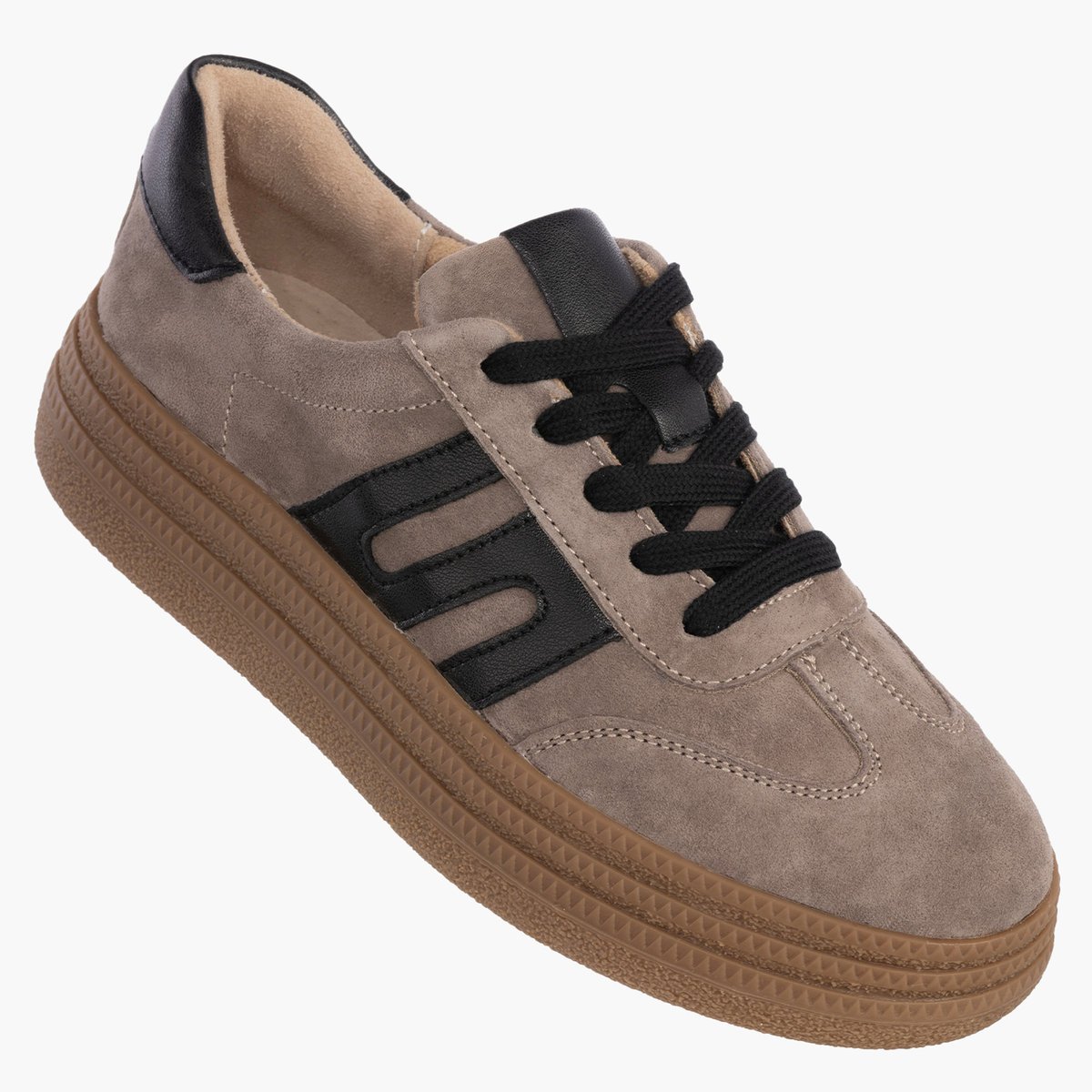 Sneakersy Damskie FILIPPO Skórzane Buty Sportowe Półbuty Beżowe DP7114 Beżowy 38