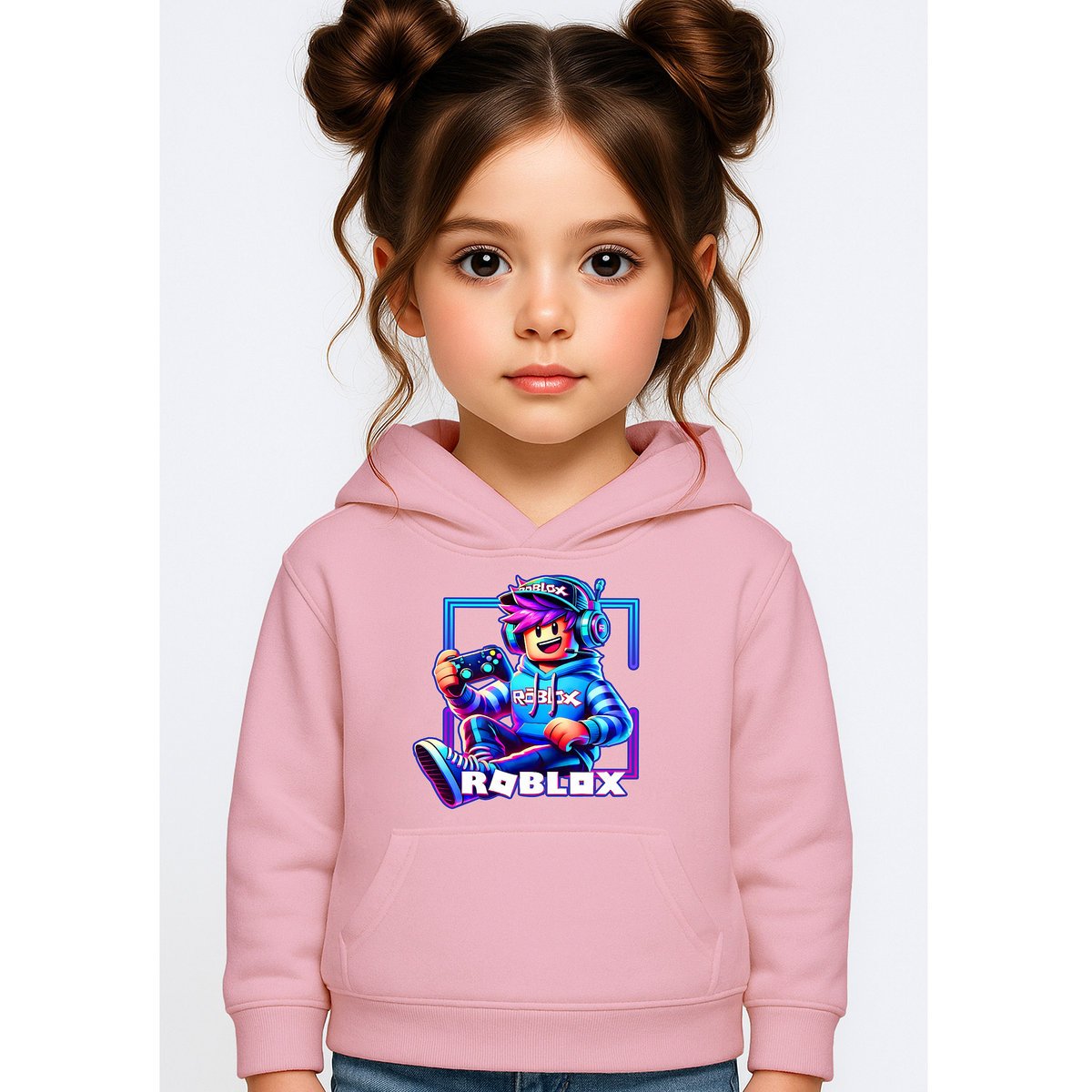 BLUZA DZIECIĘCA Z KAPTUREM ROBLOX GRACZ 110-116 DLA DZIECKA PREZENT