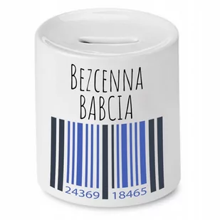 SKARBONKA DLA BABCI BEZCENNA BABCIA PREZENT z Nadrukiem ze Zdjęciem - Skarbonki - miniaturka - grafika 1
