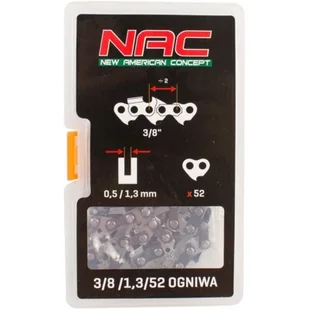 NAC Łańcuch CE18-N-H CST38-35SE 3/8 1,3 52 - Akcesoria do urządzeń ogrodniczych - miniaturka - grafika 1