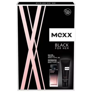 Black For Her zestaw woda toaletowa spray 30ml + żel pod prysznic 50ml - Zestawy perfum damskich - miniaturka - grafika 1