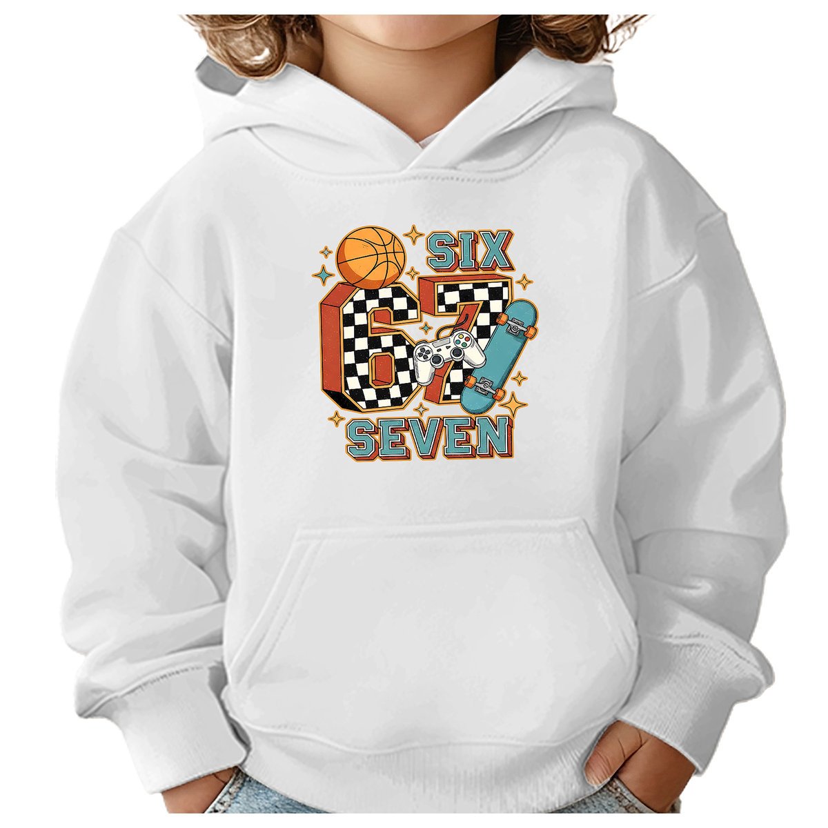 BLUZA DZIECIĘCA 67 SIX SEVEN VIRAL GAME 110-116 CHŁOPIĘCA DZIEWCZĘCA