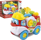 Samochody i pojazdy dla dzieci - Clementoni Eugeniusz Drogowy Geniusz Ciężarówka Edukacyjna 10m+ - miniaturka - grafika 1