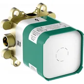 Baterie podtynkowe - AXOR 35361180 AXOR ShowerSolutions Basic set for overhead shower 2jet with shower arm - miniaturka - grafika 1