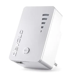 Devolo 9789 Sieciowy Repeater Sygnału Sieci Bezprzewodowej 1200 Mbit/S Biały - Wifi Extender Z Funkcją Dwuzakresową, Gigabit Ethernet Lan I Wyświetl.. - Wzmacniacze sygnału wifi - miniaturka - grafika 1