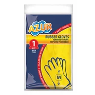 Inne artykuły do sprzątania - AZUR Rękawice gumowe 092120 (rozmiar M) - miniaturka - grafika 1