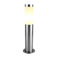 Lampy ogrodowe - Inspire Lampa ogrodowa słupek Bergen srebrny E27 45 cm IP44 LED - miniaturka - grafika 1