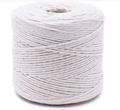 Artykuły masarskie - Nici wędliniarskie / przędza biała opakowanie 0,5 kg - miniaturka - grafika 1