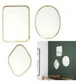 Lustra - Zestaw 3 luster dekoracyjnych Arcilla     złote - miniaturka - grafika 1