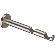 Karnisze - Wspornik do karnisza 25/19 mm podwójny chrom mat 200 mm Inspire - miniaturka - grafika 1