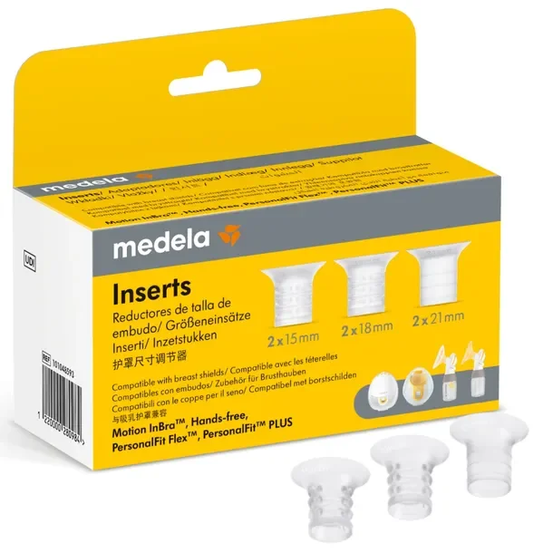 Medela Reduktor Motion InBra Wkładki Do Lejków 2x21mm 2x18mm 2x15mm