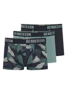 Majtki męskie - Bokserki Scope Henderson 3-pak granatowy, zielony szałwiowy L - miniaturka - grafika 1