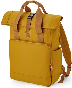 Zwijany plecak na laptopa BagBase Recycled z dwoma uchwytami - Torby na laptopy - miniaturka - grafika 1