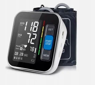 Ciśnieniomierz B22 z kolorowym wyświetlaczem LCD. Dwóch użytkowników. Biały - Ciśnieniomierze i akcesoria - miniaturka - grafika 1