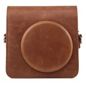 Akcesoria fotograficzne - Futerał Etui Pokrowiec Fujifilm Instax Square Sq1 BrĄzowy - miniaturka - grafika 1