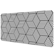 Podkładki na biurko - Podkładka na biurko Kostki geometryczne 120x60 cm - miniaturka - grafika 1