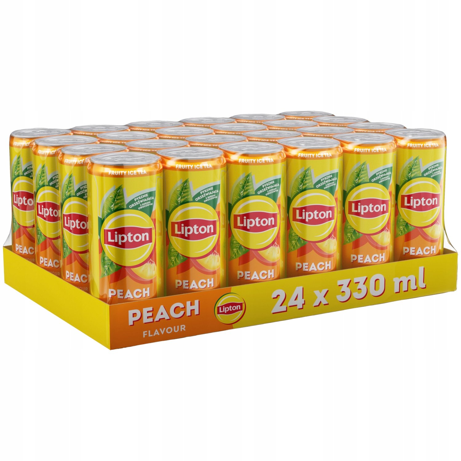 Napój herbaciany Lipton Ice Tea Peach brzoskwinia herbata 24x 330ml 0,33l