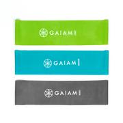 Gumy, taśmy, ekspandery - GAIAM ZESTAW GUM TRENINGOWYCH 63578 - miniaturka - grafika 1