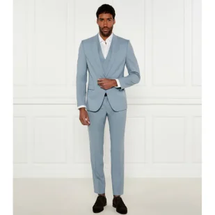HUGO Wełniany garnitur Arti/Hesten242V1X Extra slim fit - Garnitury - miniaturka - grafika 1