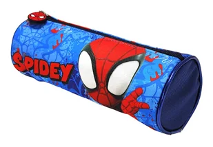 Niebieski piórnik tuba z uchwytem Marvel Spidey 22 x 8 cm - Piórniki - miniaturka - grafika 1