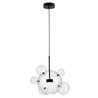 Lampy sufitowe - Lumina Deco Deco NOWOCZESNA LAMPA WISZĄCA CZARNA NERONI W6 LDP 6016-6 (BK) - miniaturka - grafika 1