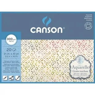 Blok Do Akwareli 31X41 300G 20K Canson Rough Grain Aquarelle - Podobrazia, bloki, papiery - miniaturka - grafika 1