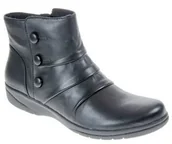 Półbuty damskie - Cheyn Anne [black leather] - rozmiar 41.5 - miniaturka - grafika 1