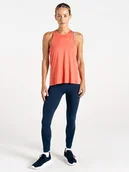 Koszulki i topy damskie - Dare 2b Top funkcyjny "Gravitate Vest" w kolorze brzoskwiniowym - miniaturka - grafika 1
